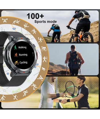 Touch Screen Smart Watch with Health Monitor for iOS and Android suggérées chez