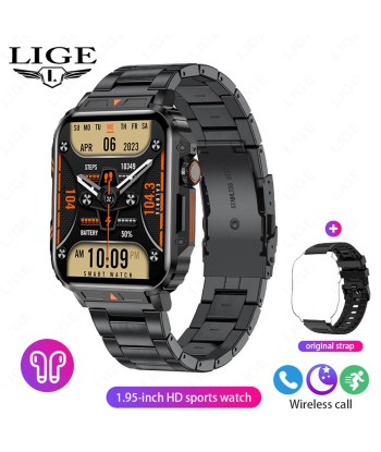 Smartwatch with 1.95 Inch Screen, Health Monitoring, IP68 Waterproof, Suitable for Men and Women Les magasins à Paris et en Île-de-France