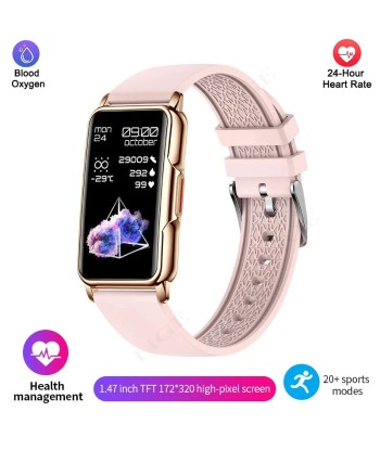 Smart Bracelet for Women & Men: Waterproof Heart Rate Blood Oxygen Monitoring Sport Smartwatch Watch 2023