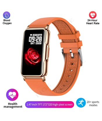 Smart Bracelet for Women & Men: Waterproof Heart Rate Blood Oxygen Monitoring Sport Smartwatch Watch 2023