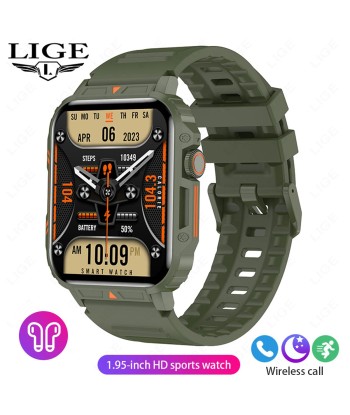 Smartwatch with 1.95 Inch Screen, Health Monitoring, IP68 Waterproof, Suitable for Men and Women Les magasins à Paris et en Île-de-France