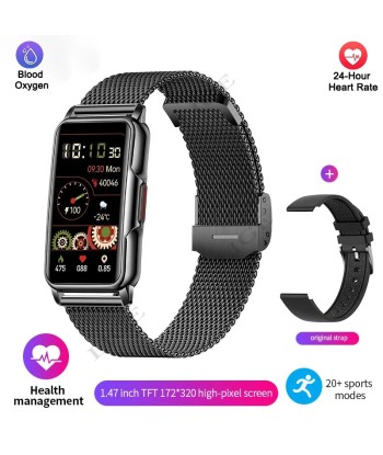 Smart Bracelet for Women & Men: Waterproof Heart Rate Blood Oxygen Monitoring Sport Smartwatch Watch 2023