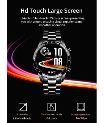 Smart Watch for Men with Full Touch Screen & Bluetooth Calling la chaussure