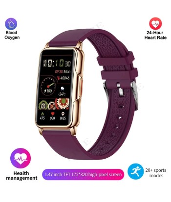 Smart Bracelet for Women & Men: Waterproof Heart Rate Blood Oxygen Monitoring Sport Smartwatch Watch 2023