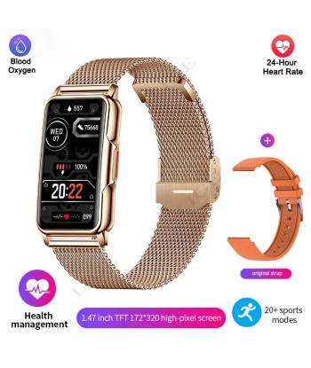 Smart Bracelet for Women & Men: Waterproof Heart Rate Blood Oxygen Monitoring Sport Smartwatch Watch 2023