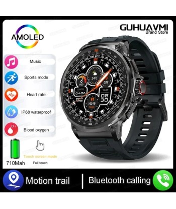 Smart Watch for Men with GPS Tracking, 1.85-Inch Display, Long Battery Life, & Health Monitoring Features Pour