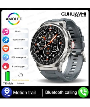 Smart Watch for Men with GPS Tracking, 1.85-Inch Display, Long Battery Life, & Health Monitoring Features Pour