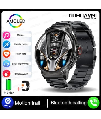 Smart Watch for Men with GPS Tracking, 1.85-Inch Display, Long Battery Life, & Health Monitoring Features Pour