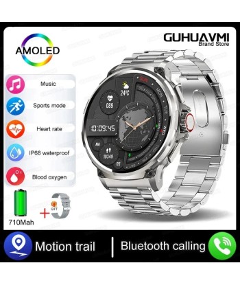 Smart Watch for Men with GPS Tracking, 1.85-Inch Display, Long Battery Life, & Health Monitoring Features Pour