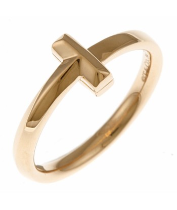 Tiffany TIFFANY & Co. T One Ring No. 12.5 18K Gold Ladies la colonne vertébrale