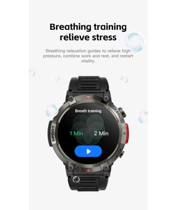 Touch Screen Smart Watch with Health Monitor for iOS and Android suggérées chez