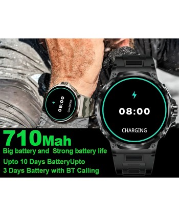 Smart Watch for Men with GPS Tracking, 1.85-Inch Display, Long Battery Life, & Health Monitoring Features Pour