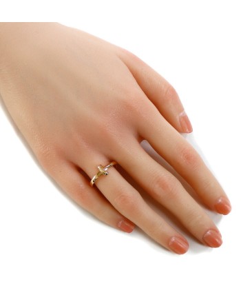 Tiffany TIFFANY & Co. T One Ring No. 12.5 18K Gold Ladies la colonne vertébrale