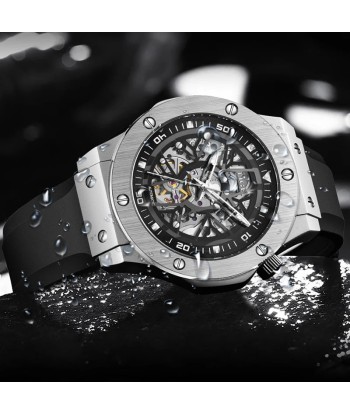 Luxury Mechanical Men's Wristwatch - Casual Sports Waterproof Automatic Watch for Men de pas cher