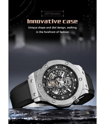 Luxury Mechanical Men's Wristwatch - Casual Sports Waterproof Automatic Watch for Men de pas cher