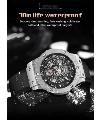 Luxury Mechanical Men's Wristwatch - Casual Sports Waterproof Automatic Watch for Men de pas cher