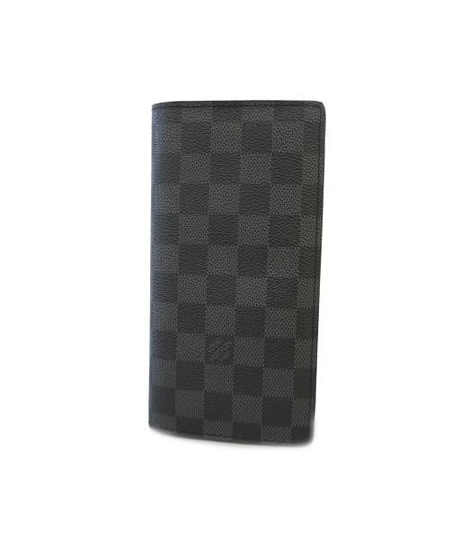 Auth Louis Vuitton Damier Graphite Portofeuil Blaza N62665 Mens Long Wallet rembourrage situé sous