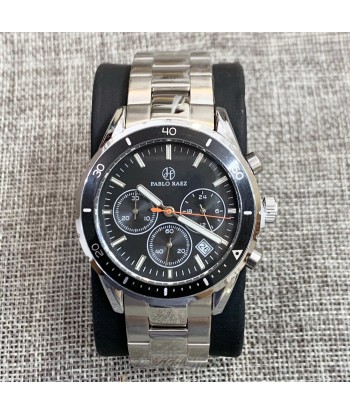 Luxury Men's Steel Chronograph Watch with Date Calendar and Business Casual Sports Style 2023