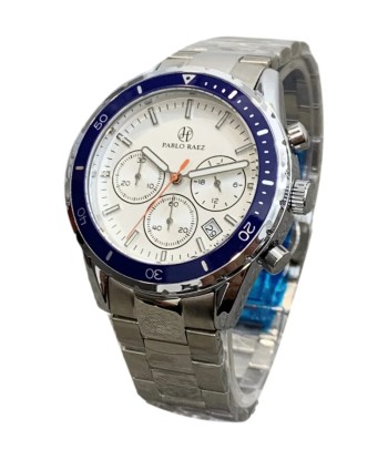 Luxury Men's Steel Chronograph Watch with Date Calendar and Business Casual Sports Style 2023