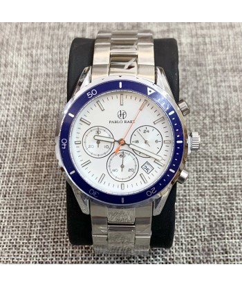 Luxury Men's Steel Chronograph Watch with Date Calendar and Business Casual Sports Style 2023