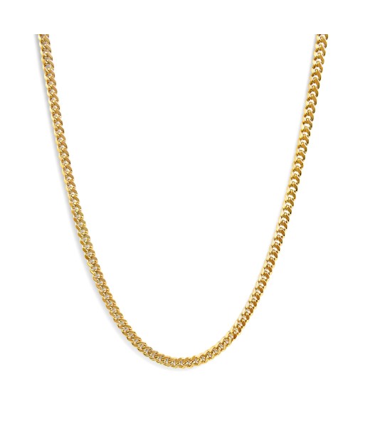 Semi-Solid 14K Yellow Gold 6.1mm Classic Miami Cuban Chain Necklace - 22 Inches 50-70% off 