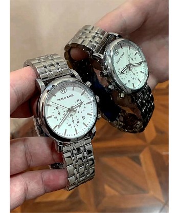 Stainless Steel Chronograph Luxury Wristwatch with Calendar and Quartz Movement for Men sur le site 