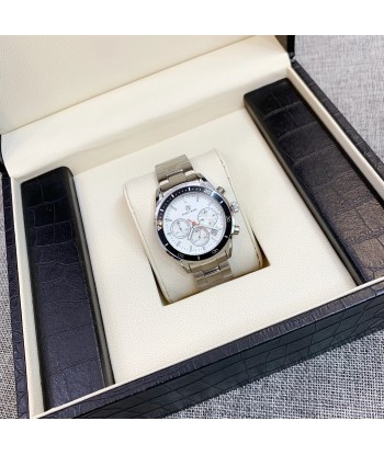 Luxury Men's Steel Chronograph Watch with Date Calendar and Business Casual Sports Style 2023