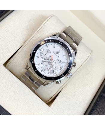 Luxury Men's Steel Chronograph Watch with Date Calendar and Business Casual Sports Style 2023