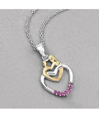 0.14 Carat Genuine Ruby .925 Sterling Silver Pendant Comparez plus de prix