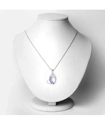 0.85 Carat Genuine Tanzanite .925 Sterling Silver Pendant Venez acheter