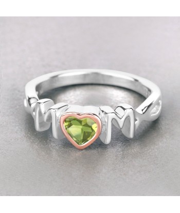 0.44 Carat Genuine Peridot .925 Sterling Silver Ring Venez découvrir notre 