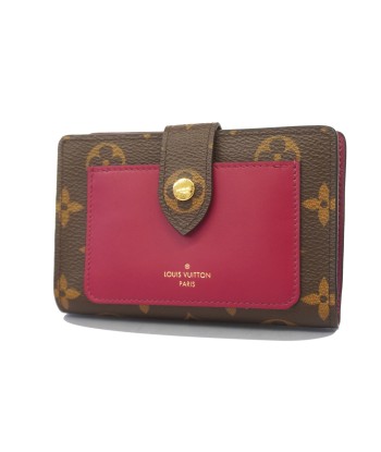 Auth Louis Vuitton Monogram Portofeuil Juliet M69433 Womens Wallet Fuchsia de technologie