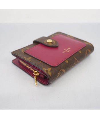 Auth Louis Vuitton Monogram Portofeuil Juliet M69433 Womens Wallet Fuchsia de technologie