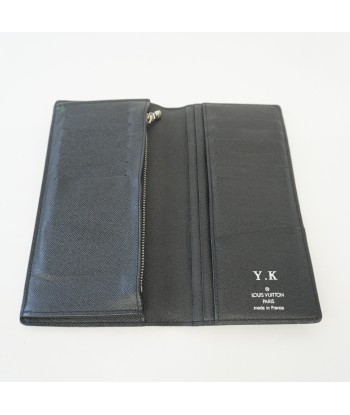 Auth Louis Vuitton Damier Graphite Portofeuil Blaza N62665 Mens Long Wallet rembourrage situé sous