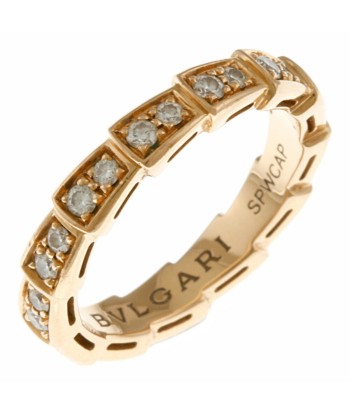 Bvlgari BVLGARI Serpenti Ring / No. 12 18K Gold Diamond Ladies le des métaux précieux