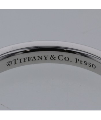 Tiffany Ring Classic Band 3P Width Approximately 2mm Platinum PT950 Diamond No. 9 Ladies TIFFANY & Co. Pour