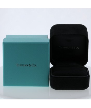 Tiffany Ring Classic Band 3P Width Approximately 2mm Platinum PT950 Diamond No. 9 Ladies TIFFANY & Co. Pour