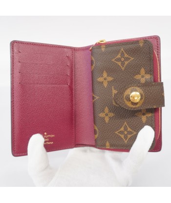 Auth Louis Vuitton Monogram Portofeuil Juliet M69433 Womens Wallet Fuchsia de technologie