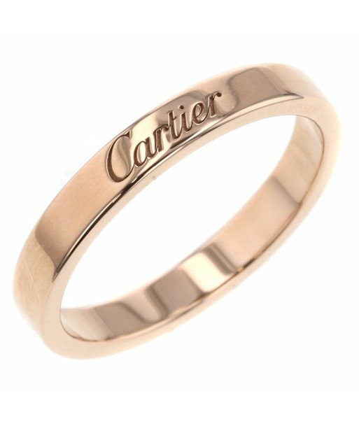 Cartier Ring C Do Engraved Width 3mm B4087200 K18 Pink Gold No. 15 Mens CARTIER shop