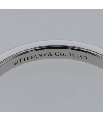 Tiffany Ring Classic Band 3P Width Approximately 2mm Platinum PT950 Diamond No. 12.5 Ladies TIFFANY & Co. livraison gratuite