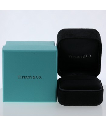 Tiffany Ring Classic Band 3P Width Approximately 2mm Platinum PT950 Diamond No. 12.5 Ladies TIFFANY & Co. livraison gratuite