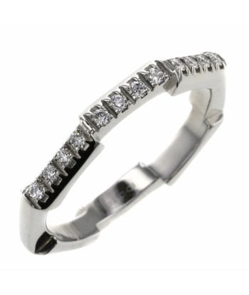 Gucci Ring Link to Love 12P Translated by Ali 662140 J8568 9066 K18 White Gold Diamond No. 8 Ladies GUCCI l'achat 