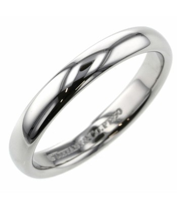 Tiffany Ring Classic Band Width approx. 3mm Platinum PT950 11.5 Ladies TIFFANY & Co. Paris Déstockage Promo