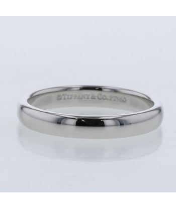 Tiffany Ring Classic Band Width approx. 3mm Platinum PT950 11.5 Ladies TIFFANY & Co. Paris Déstockage Promo