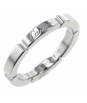 Cartier Ring Mayon Pantail Width 2.5mm B4083500 K18 White Gold No. 9 Ladies CARTIER Fin de série