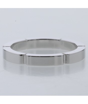 Cartier Ring Mayon Pantail Width 2.5mm B4083500 K18 White Gold No. 9 Ladies CARTIER Fin de série