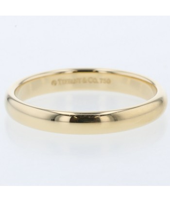 Tiffany Ring Classic Band Width approx. 3mm K18 Yellow Gold No. 15 Mens TIFFANY & Co. de la marque