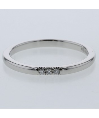 Tiffany Ring Classic Band 3P Width Approximately 2mm Platinum PT950 Diamond No. 14 Ladies TIFFANY & Co. online