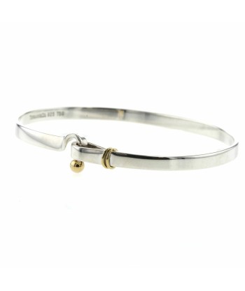 Tiffany Bangle Hook & Eye Silver 925 K18 Yellow Gold Ladies TIFFANY Co. de l' environnement