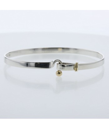 Tiffany Bangle Hook & Eye Silver 925 K18 Yellow Gold Ladies TIFFANY Co. de l' environnement